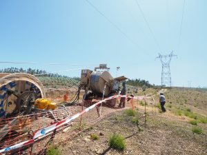 Empreitada de Substituição de cabos de guarda das Linhas Cabril – Bouçã – Zêzere – Linha Central de Sines – Sines 3 / 4