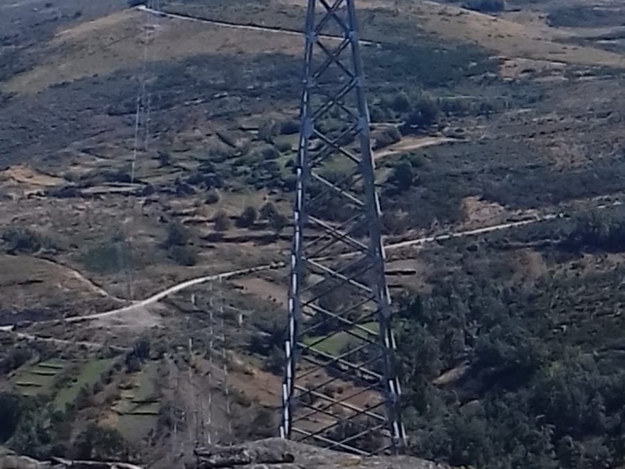Construção da Linha Aérea a 60 kV entre o Parque Eólico de Vigia e o Posto de Corte de Ribabelide (RND)