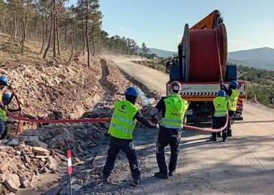 Trabalhos de MT no Parque Eólico Tâmega Sul