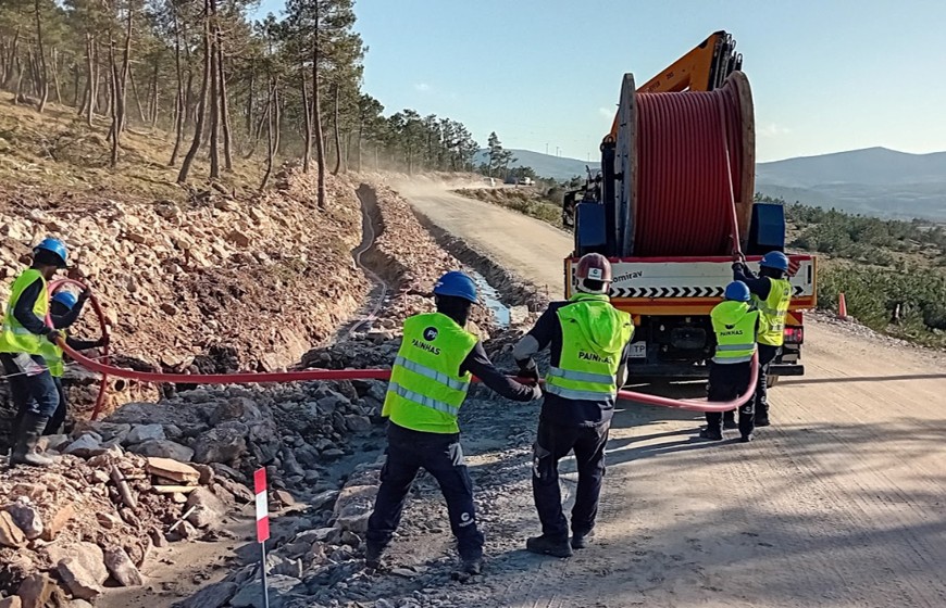 Trabalhos de MT no Parque Eólico Tâmega Sul